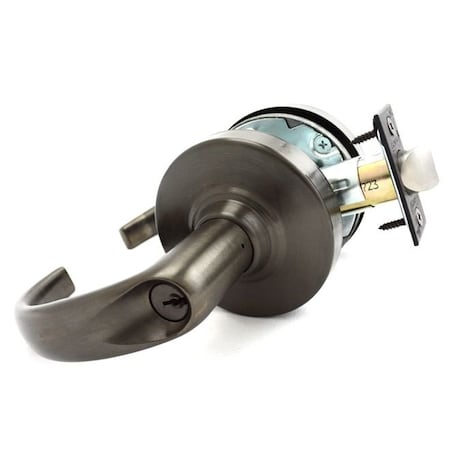 Schlage Commercial Storeroom Sparta Lever C Keyway, 2-3/4" Deadlatch, ANSI Strike Oil Rubbed Bronze ALX80PSPA613